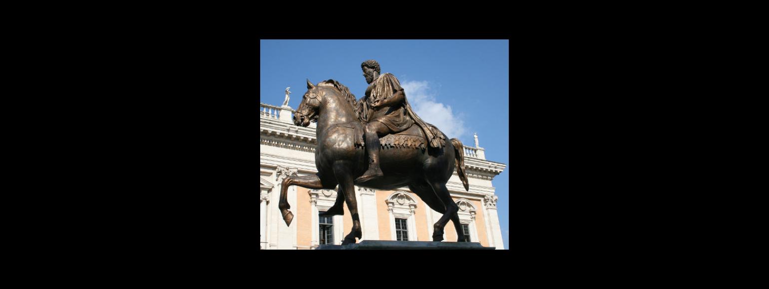 Fotografia: Posąg konny Marka Aureliusza