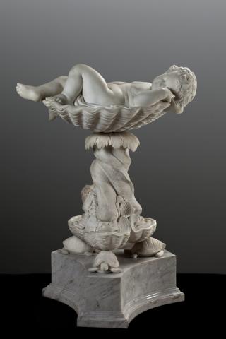 Fotografia: Amor śpiący w muszli, fot. Piotr Ligier, ze zbiorów Muzeum Narodowego w Warszawie