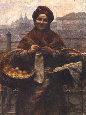 Fotografia: Żydówka sprzedająca cytryny