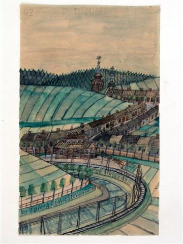 Fotografia: Pejzaż beskidzki ze stacyjką - Potomiaro